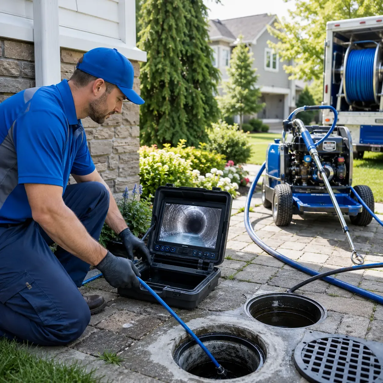 Outdoor drain cleaning professionals serving Trenton, MI