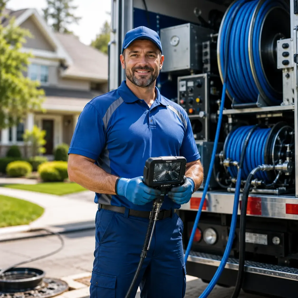 Local outdoor drain cleaning specialists in Trenton, MI
